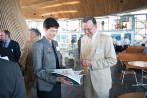 Alison Nimmo, Chief Executive of The Crown Estate with Professor Robin McInnes