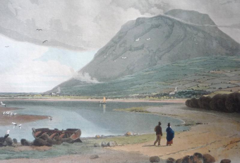 ‘Penmaenmawr, North Wales’ by William Daniell, 1814